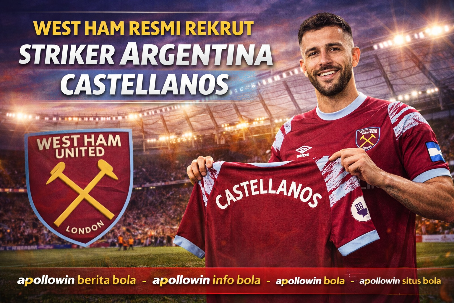 West Ham United Resmi Rekrut Striker Argentina Taty Castellanos