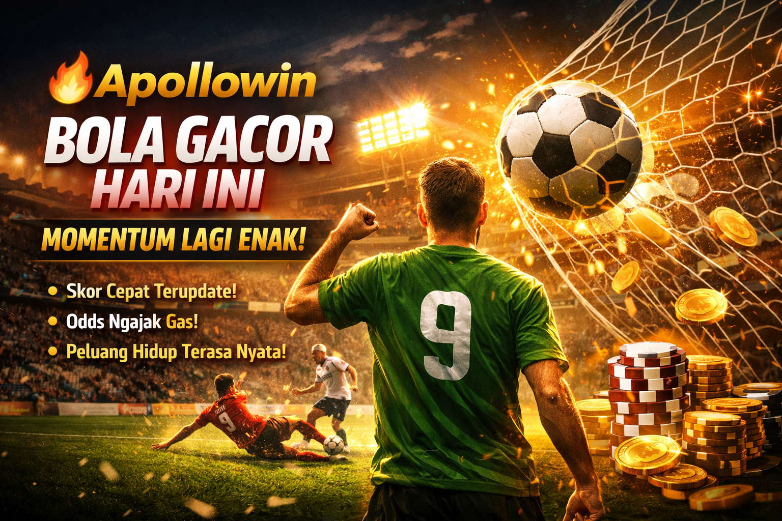 🔥 Apollowin Bola Gacor Hari Ini | Momentum Lagi Enak